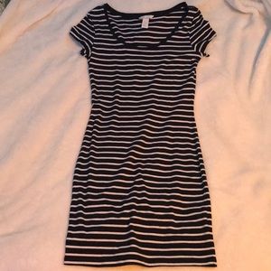 Striped Bodycon Dress